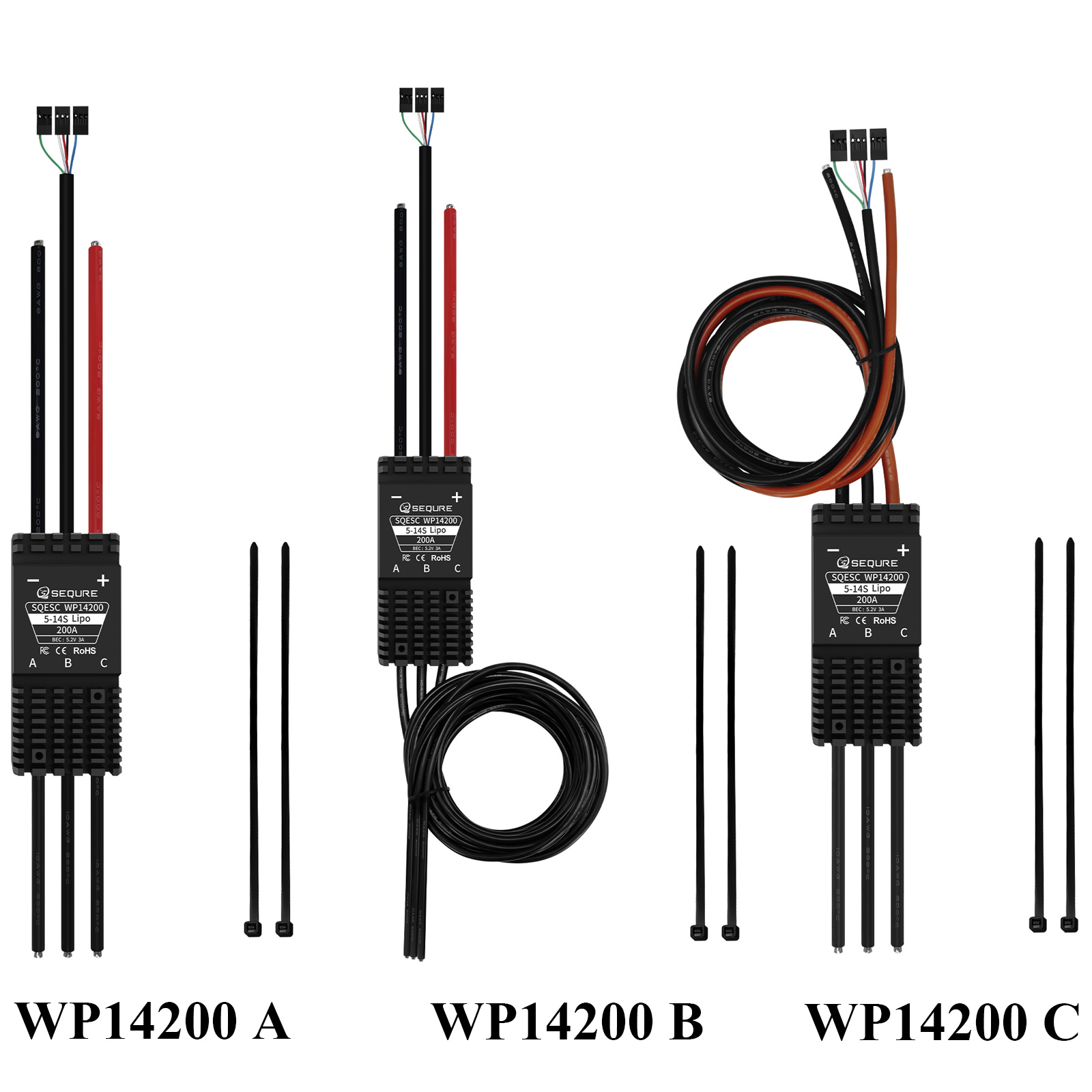 SEQURE WP14200 IP68 Waterproof - огляд і ціна Rc Hobby Wire