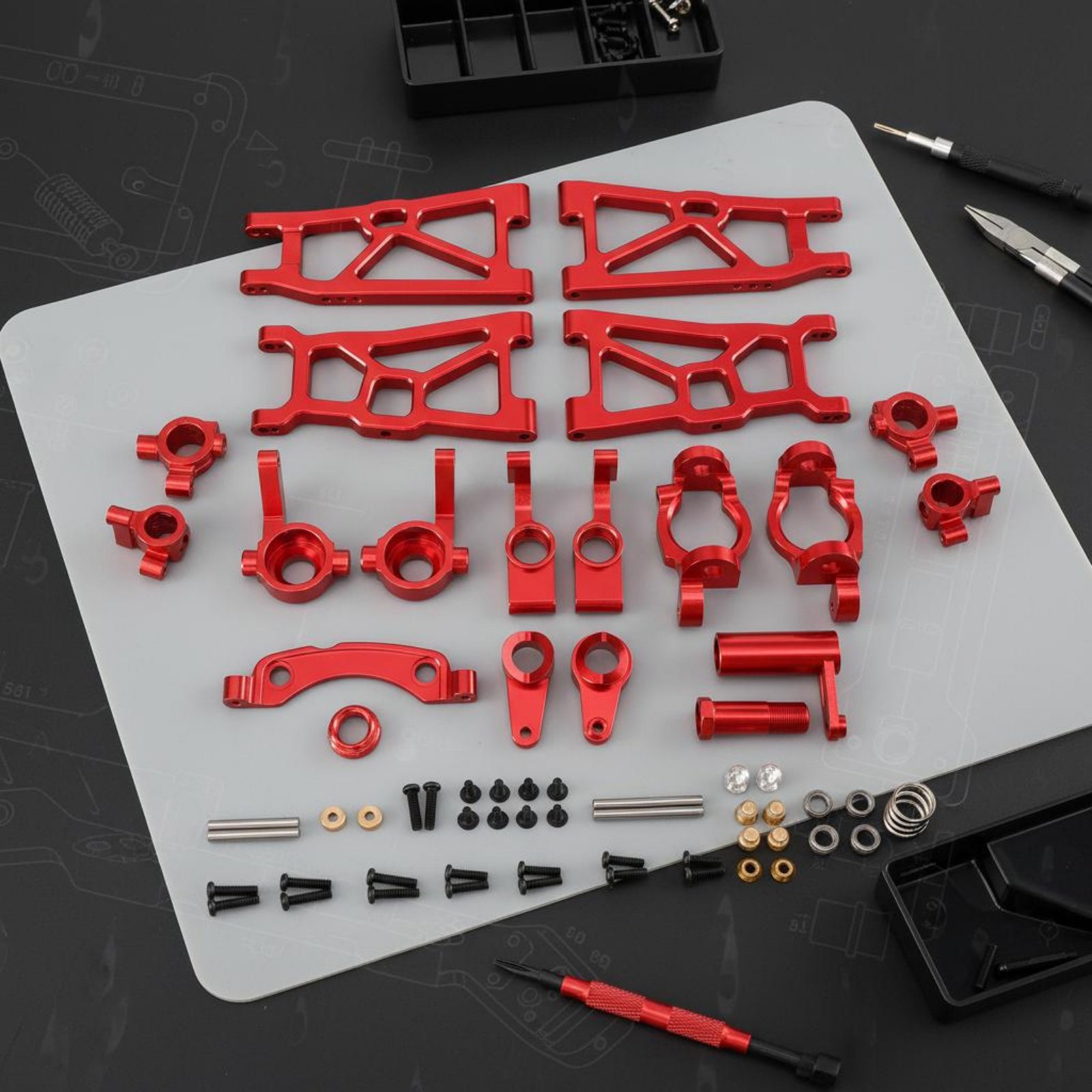 6 Pieces 1/10 Scale RC Car Par - огляд і ціна Shock Absorber Rc