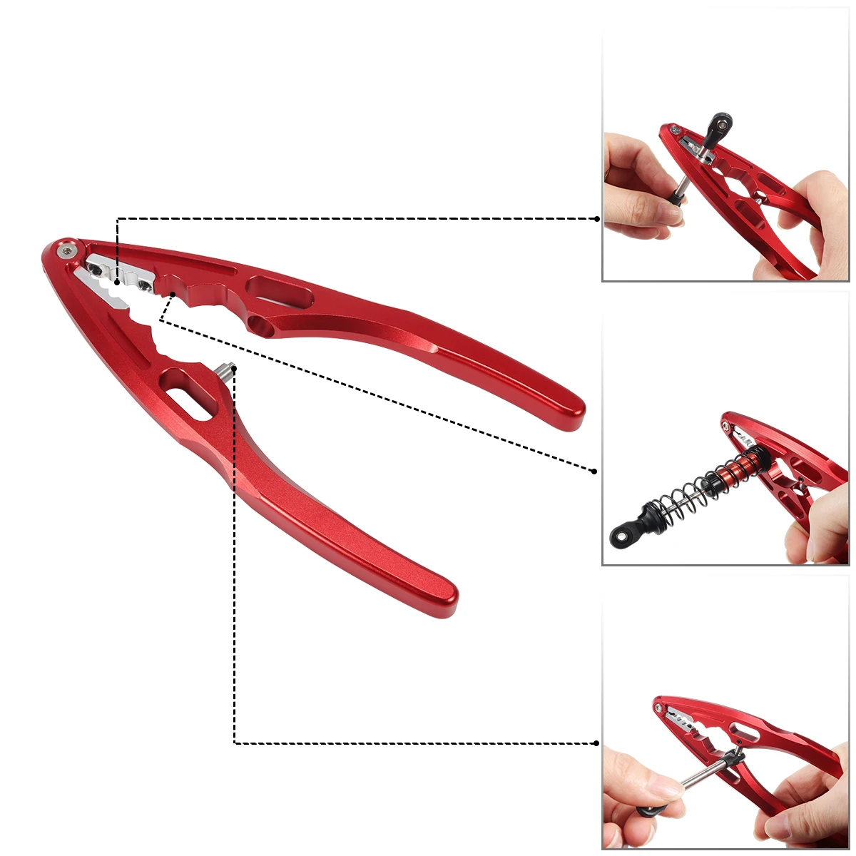 1Pcs Aluminum Pliers Ball Join - огляд і ціна Shock Absorber Rc