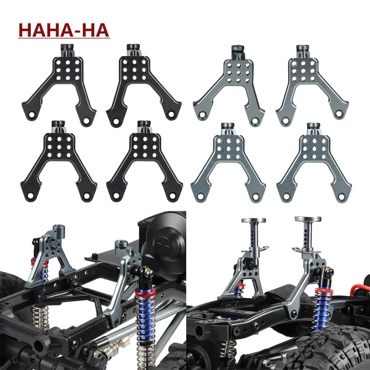 4Pcs Aluminum Front Rear Shock - огляд і ціна Shock Absorber Rc