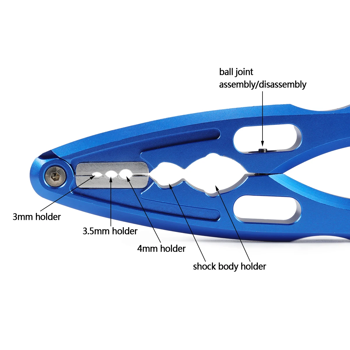 Aluminum CNC Pliers Pivot Ball - огляд і ціна Shock Absorber Rc
