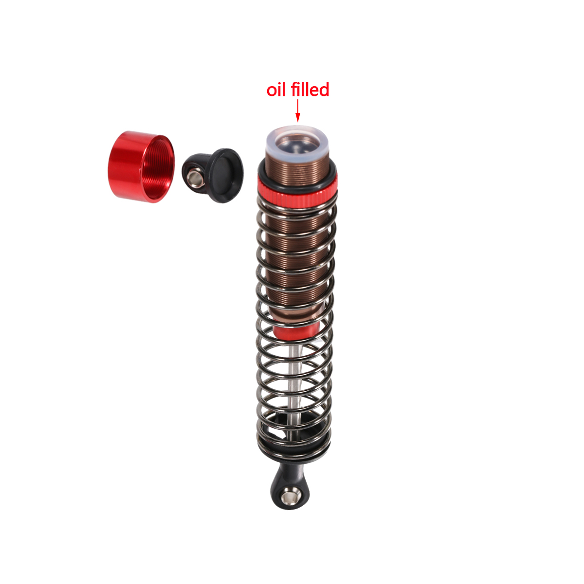 4Pcs Adjustable Oil Filled Sho - огляд і ціна Shock Absorber Rc