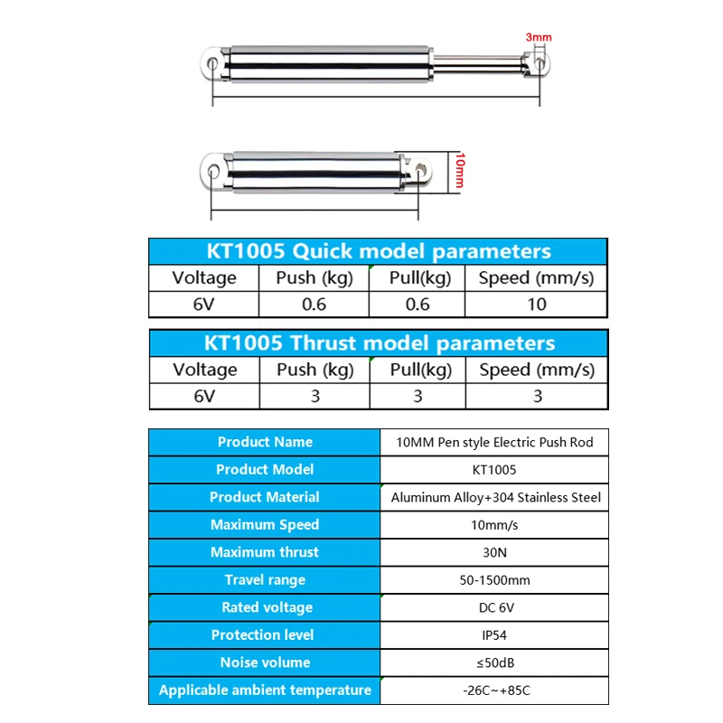 10mm Linear Actuator Retractab - огляд і ціна Rc Hobby Car