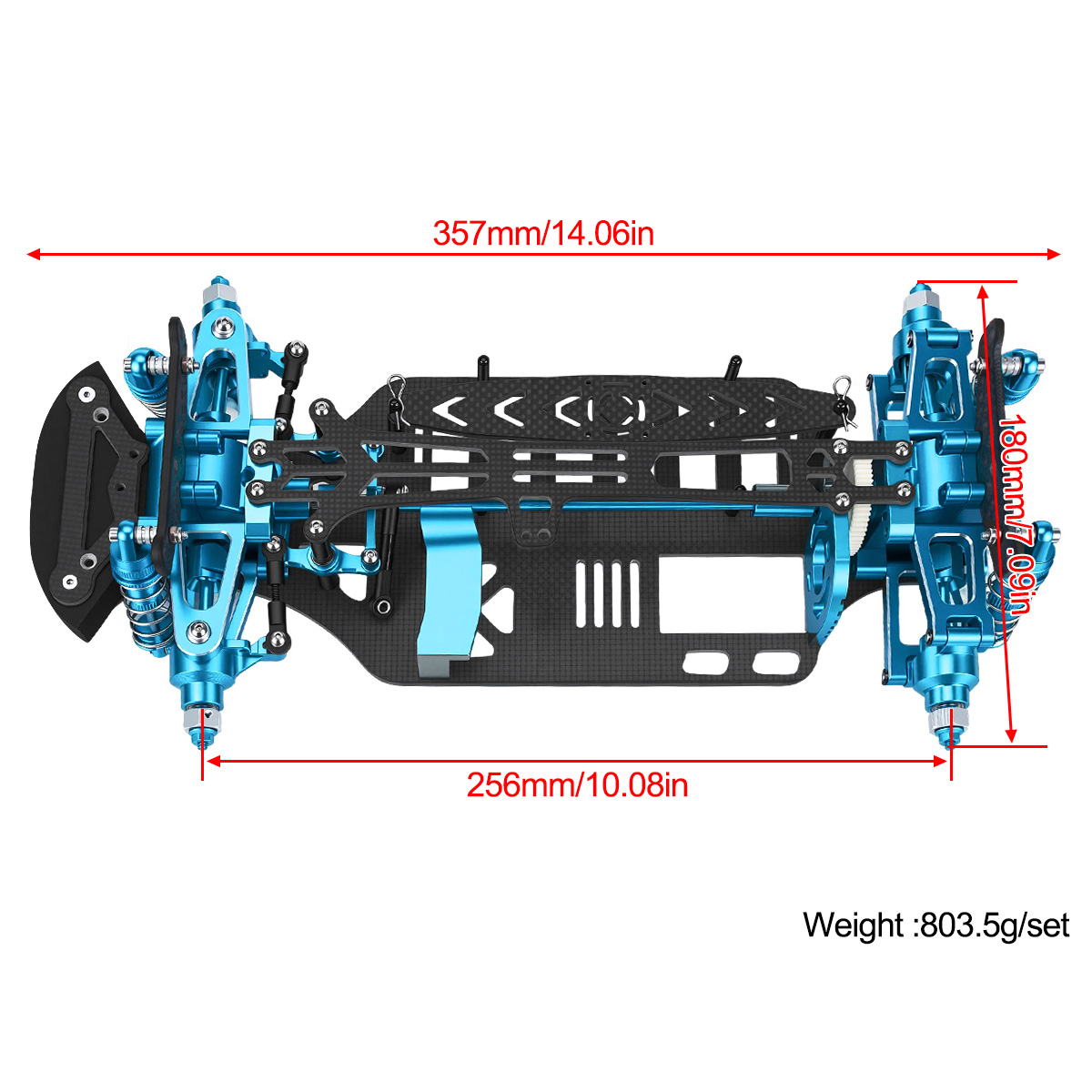 Aluminum & Carbon Fiber Frame  - огляд і ціна Shock Absorber Rc