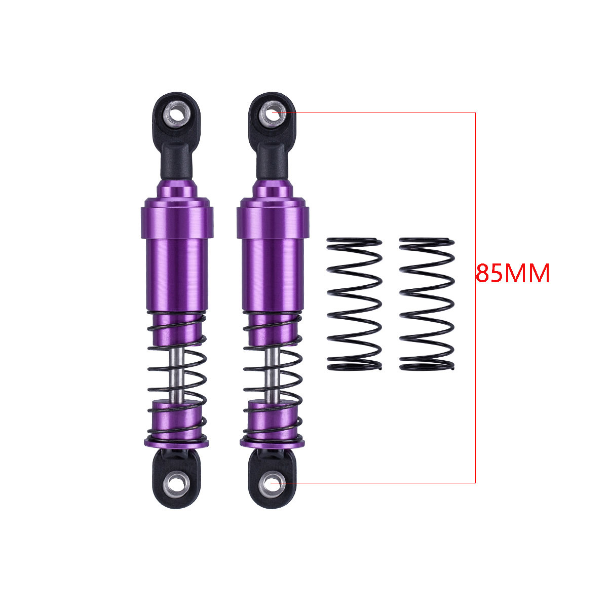 75mm-115mm Big Bore Shocks wit - огляд і ціна Shock Absorber Rc