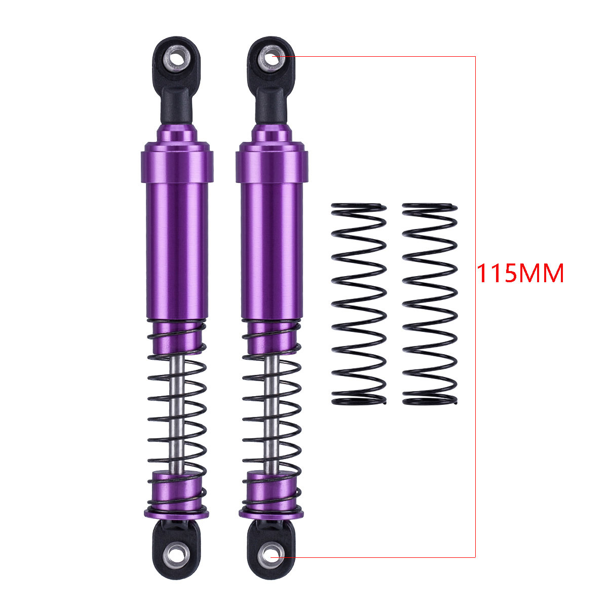 75mm-115mm Big Bore Shocks wit - огляд і ціна Shock Absorber Rc