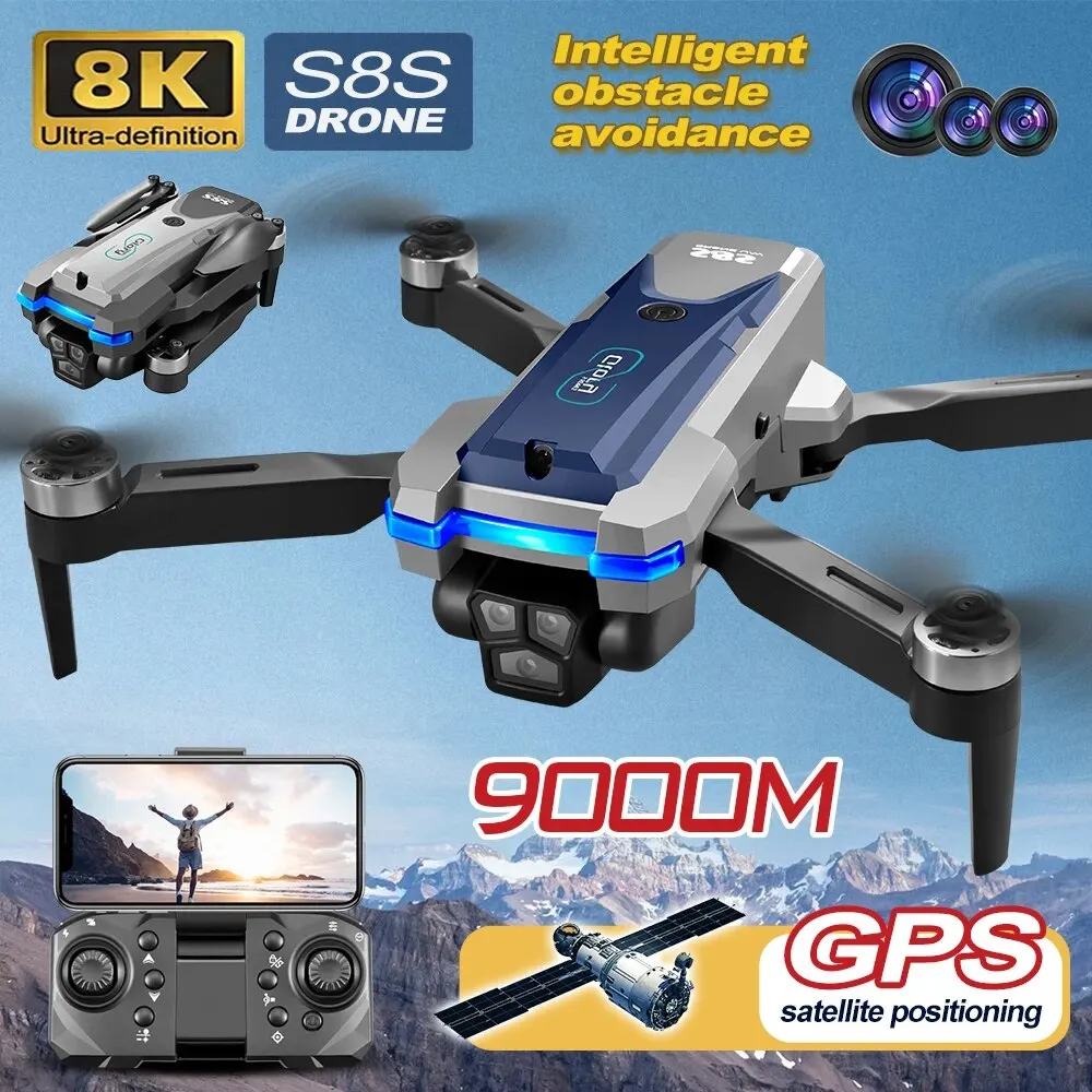 S8S GPS Drone 5G Wifi 8K HD Du - огляд і ціна Rc Hobby Wire